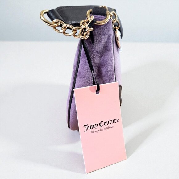 Juicy Couture Dusty Violet Chocolate Heritage Shoulder Bag NWT - Picture 7 of 12